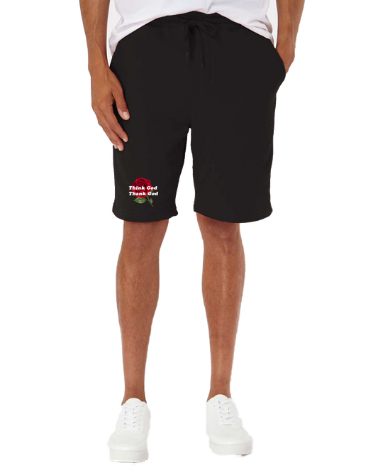 Think God, Thank God Unisex Jogger Shorts