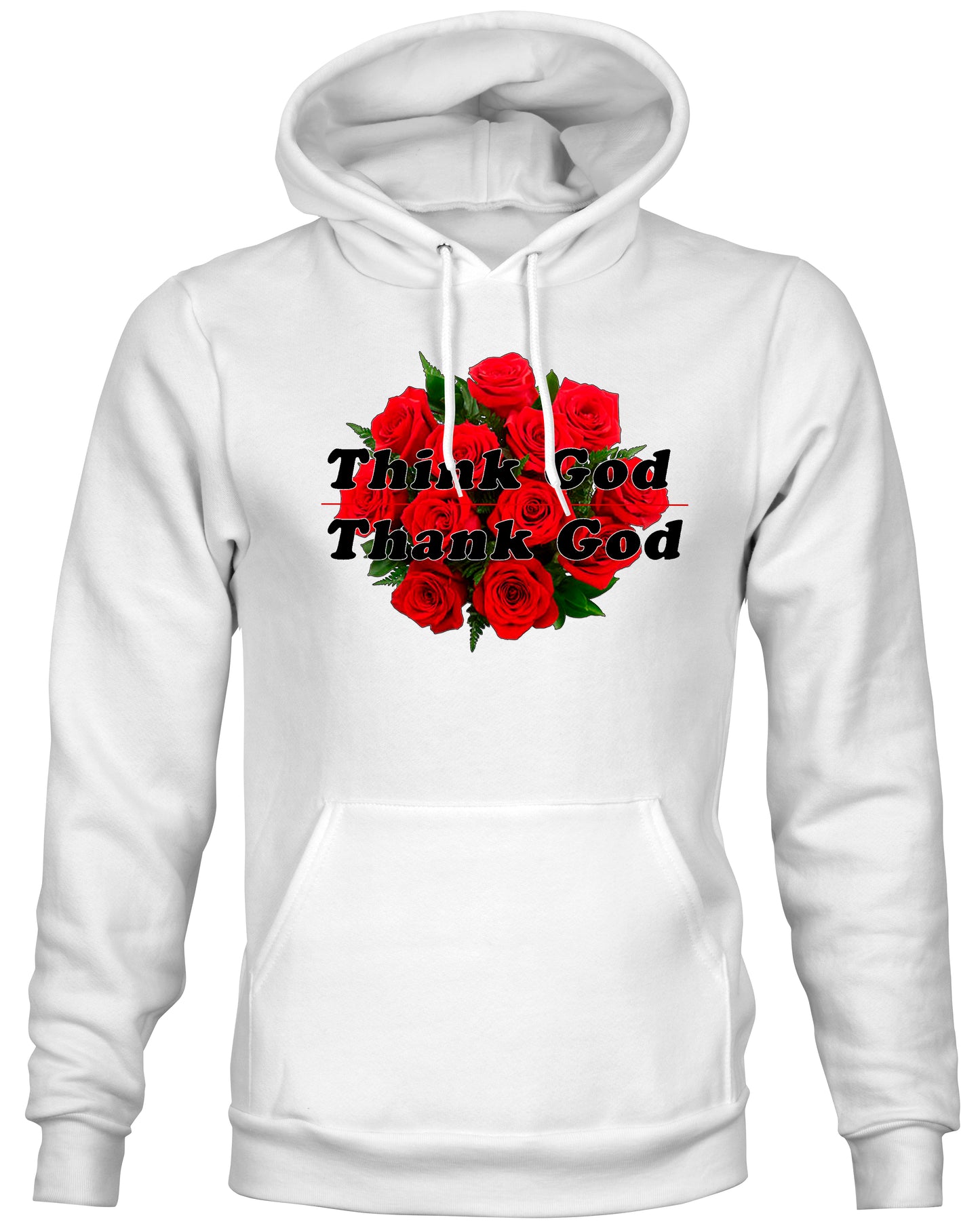 Think God Thank God Bouquet Hoodie